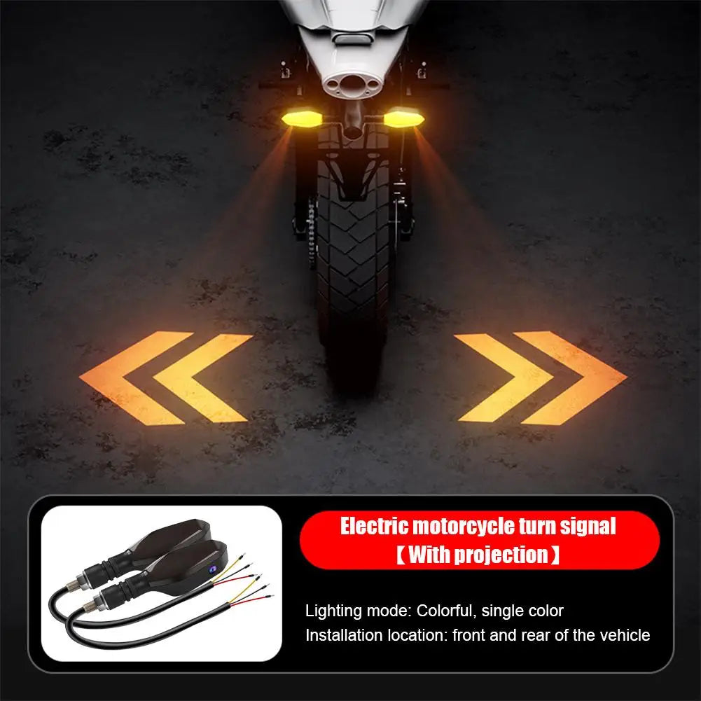 Motorrad-Fahrbahnprojektions-Blinkleuchten