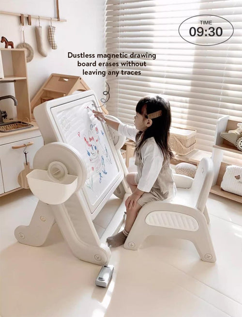 8-In-1 Artist Early Education Building Block Table & Chair Set