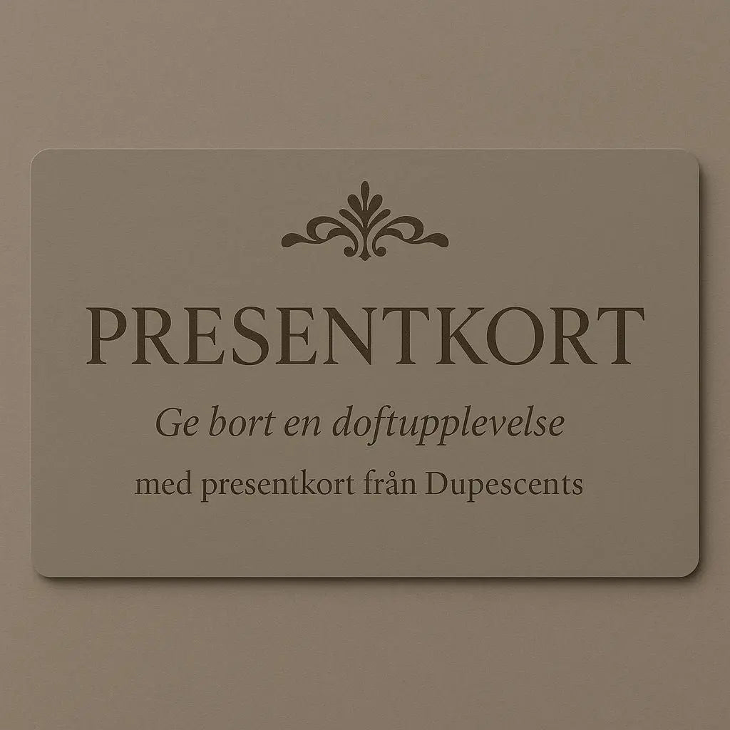 Presentkort på dupescents