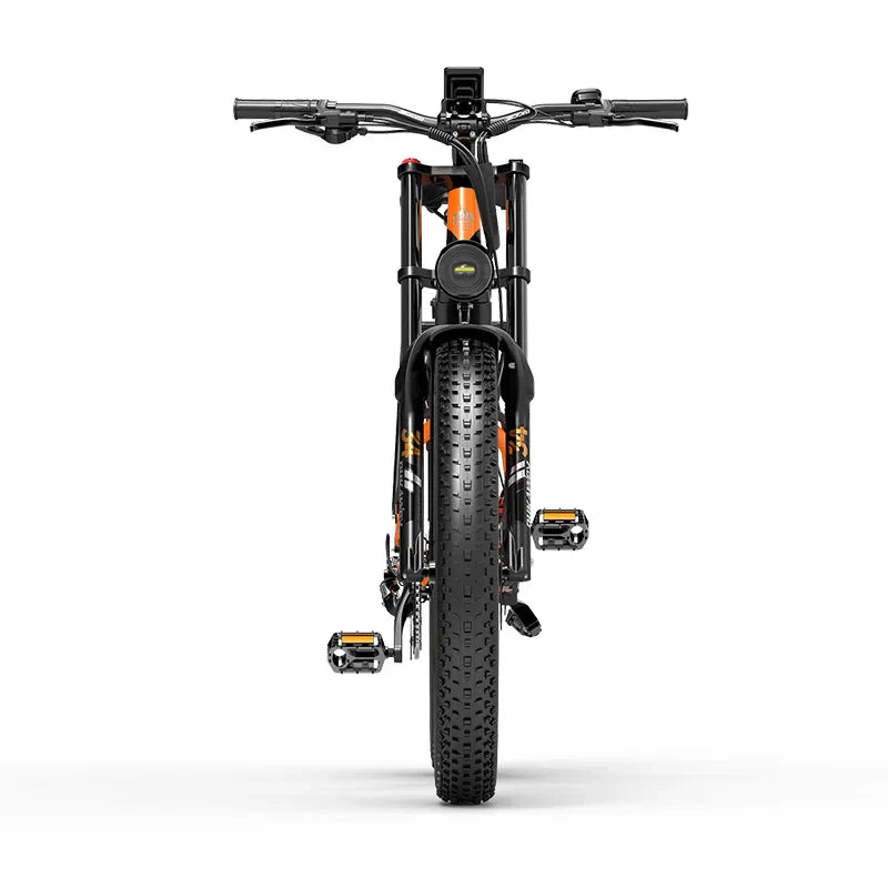 Dukawey silvertip8 1000W E-Bike 26 Zoll vollgefedertes EMTB 52V 20Ah Elektrofahrrad Mountain-E-Bike Fatbike Elektro