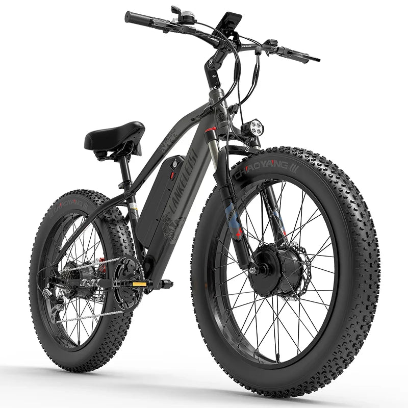 Vélo électrique MG740 plus 2000W avec double moteur, Fat Bike 26x4.0 elcykel