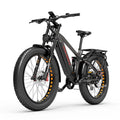 Dukawey silvertip8 1000W E-Bike 26 Zoll vollgefedertes EMTB 52V 20Ah Elektrofahrrad Mountain-E-Bike Fatbike Elektro