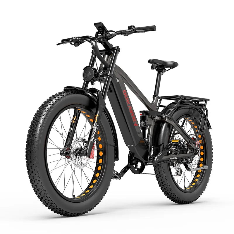 Vélo électrique Dukawey silvertip8 1000W 26 pouces tout suspendu VTT électrique 52V 20Ah vélo électrique VTT VAE fatbike électrique