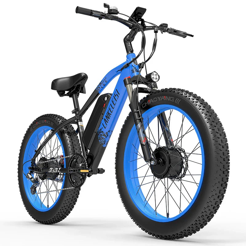 Vélo électrique MG740 plus 2000W avec double moteur, Fat Bike 26x4.0 elcykel