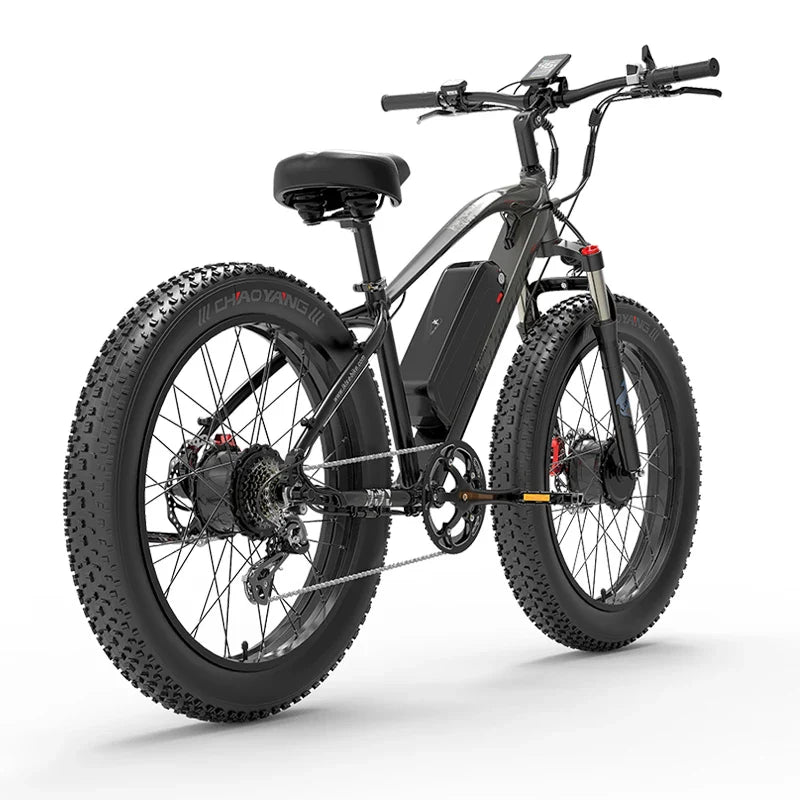 Vélo électrique MG740 plus 2000W avec double moteur, Fat Bike 26x4.0 elcykel
