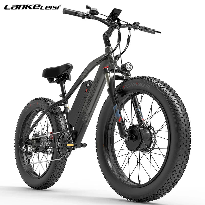 Vélo électrique MG740 plus 2000W avec double moteur, Fat Bike 26x4.0 elcykel