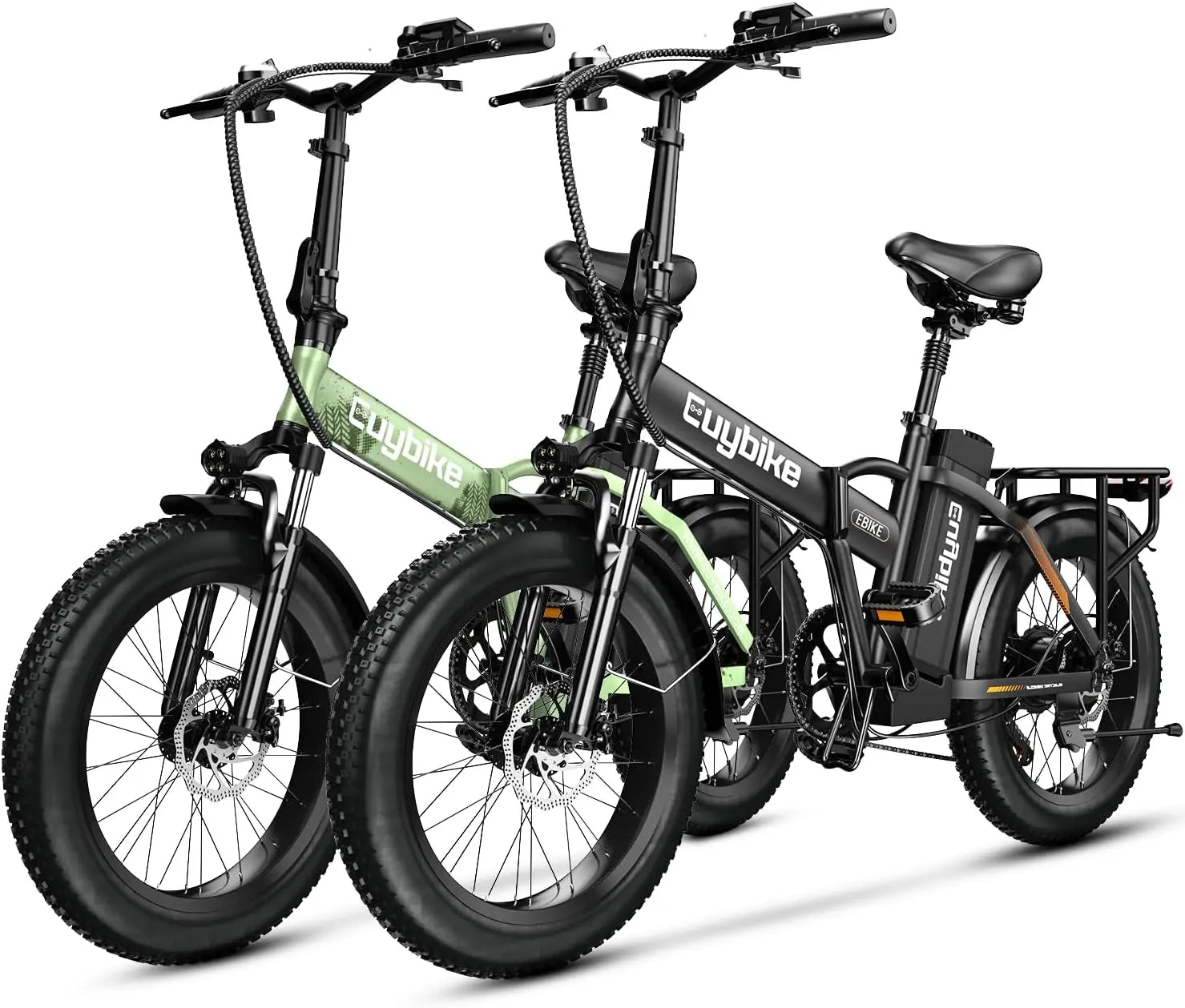 1000W hopfällbar, 48V 20AH stort löstagbart batteri E, 30 MPH, 80 Miles Max räckvidd, 20" Fat Tire Elcykel