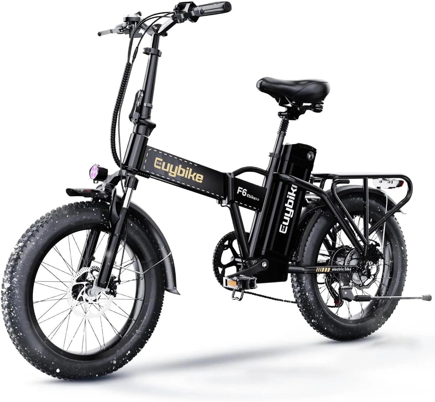 1000W hopfällbar, 48V 20AH stort löstagbart batteri E, 30 MPH, 80 Miles Max räckvidd, 20" Fat Tire Elcykel