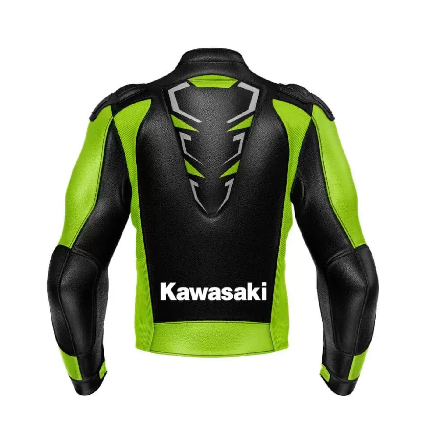 NEON MOTORCYCLE LEATHER RACING JACKET