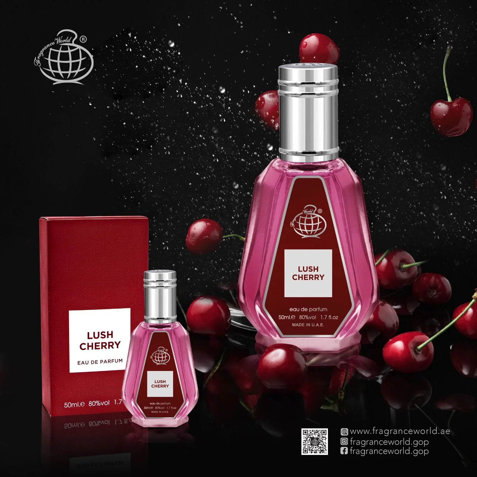 Fragrance World Lush Cherry 150ML Eau De Parfum