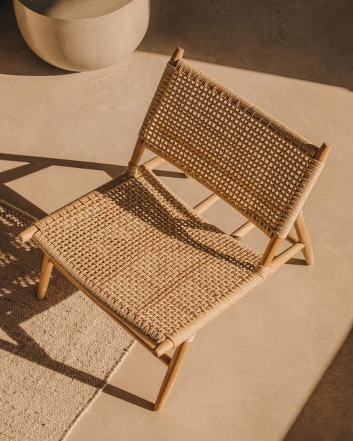 Benny Modern Rattan Lounge Chair