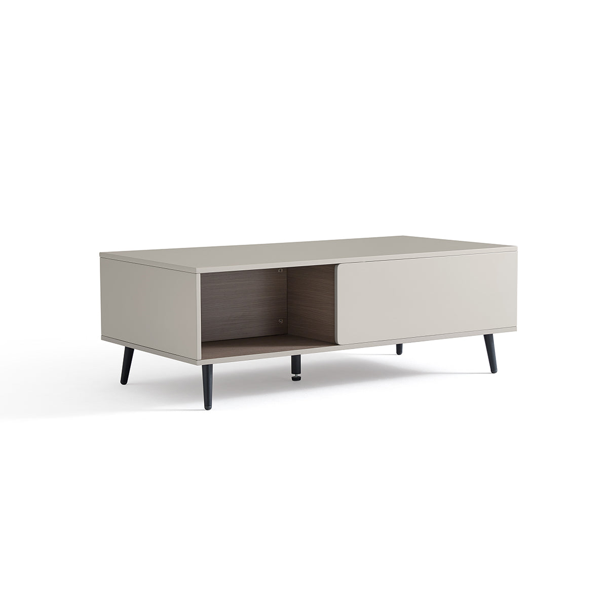 Cappuccino Taupe Coffee Table Cabinet