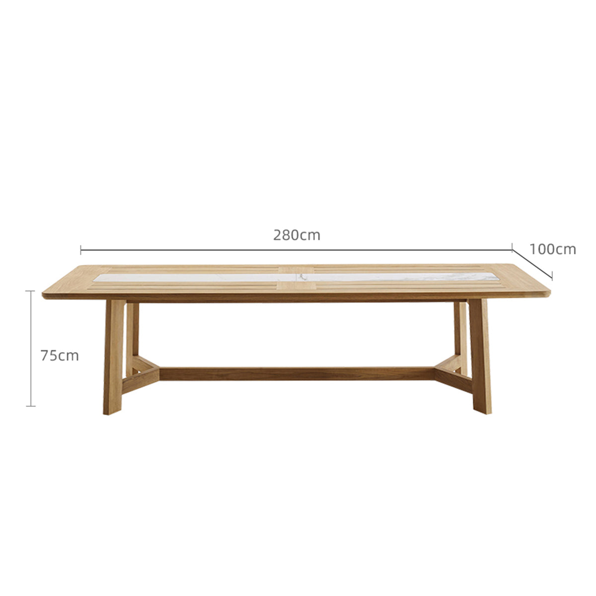 Curry Long Dining Table
