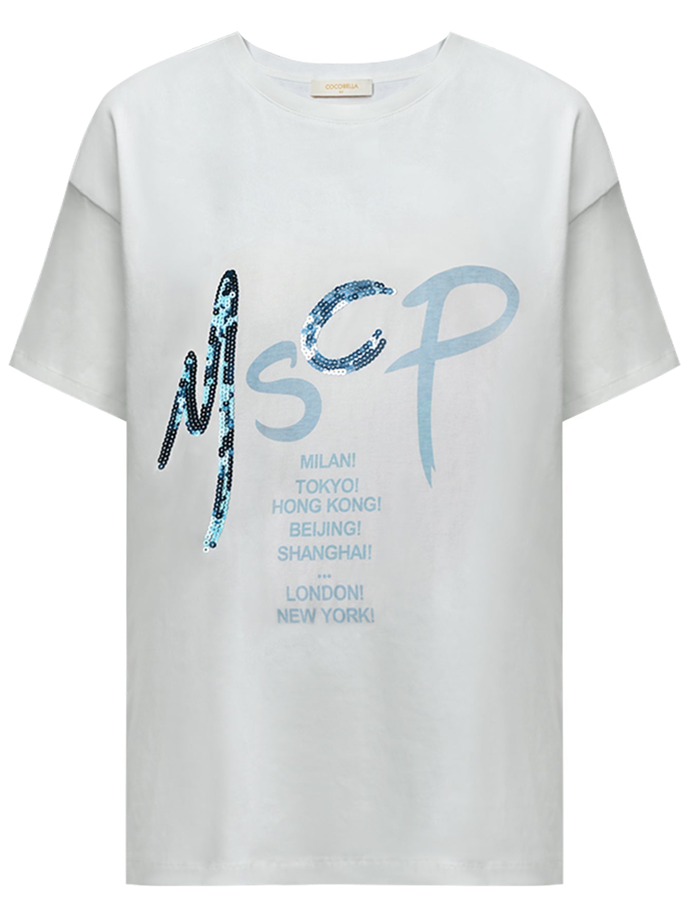Embroidered White Short Sleeve MSCP