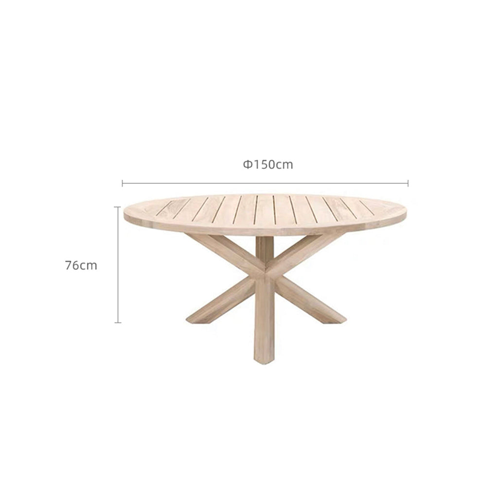 Monte Round  Crossleg Table