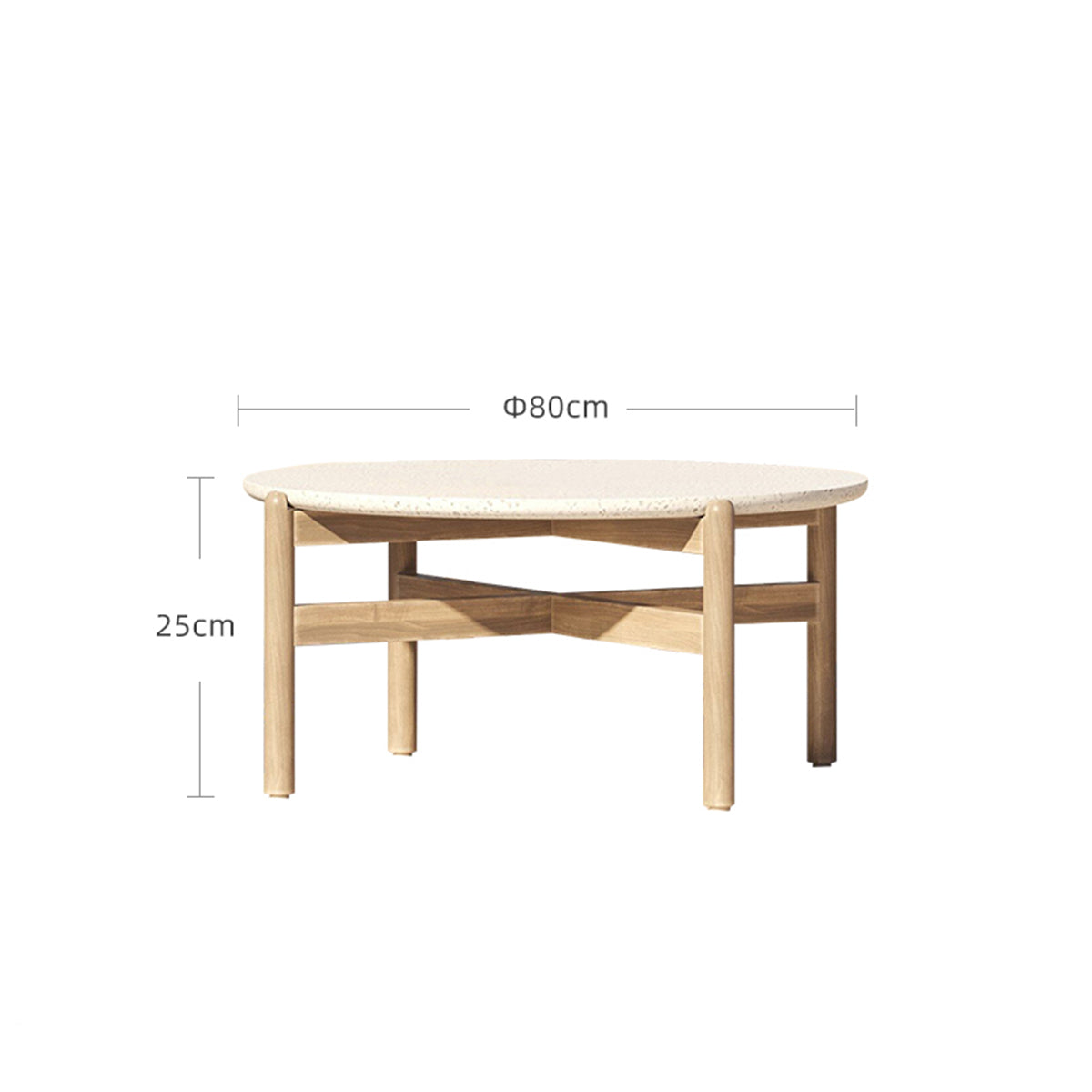 Monte Round Sand Coffee Table