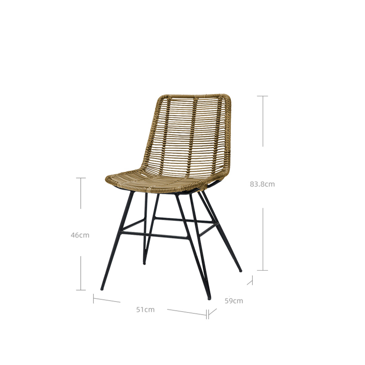 Nicara Rattan Dining Chair