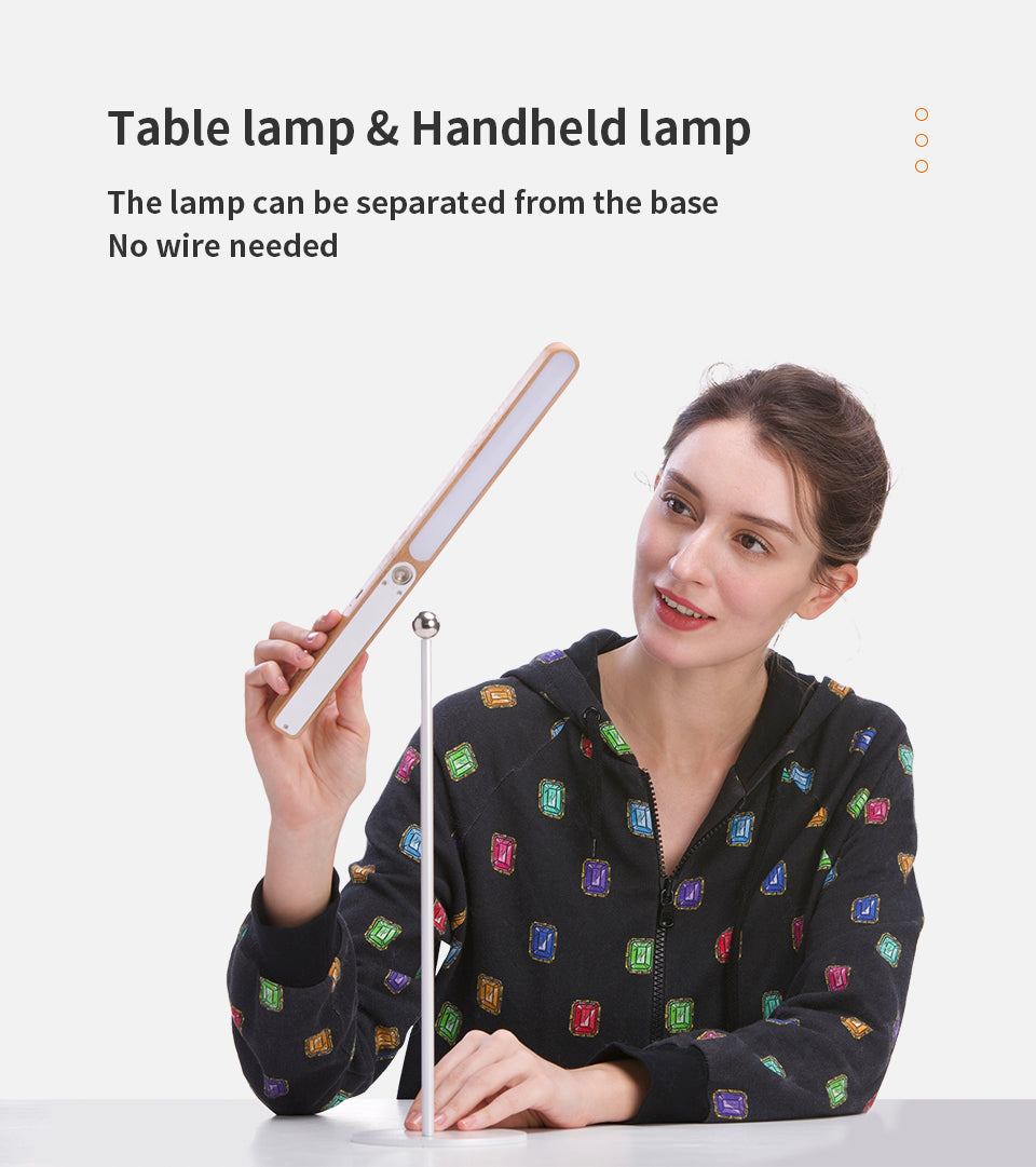 Perch Solid Wood Eye Protecting Table Lamp