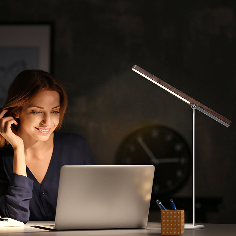 Perch Solid Wood Eye Protecting Table Lamp