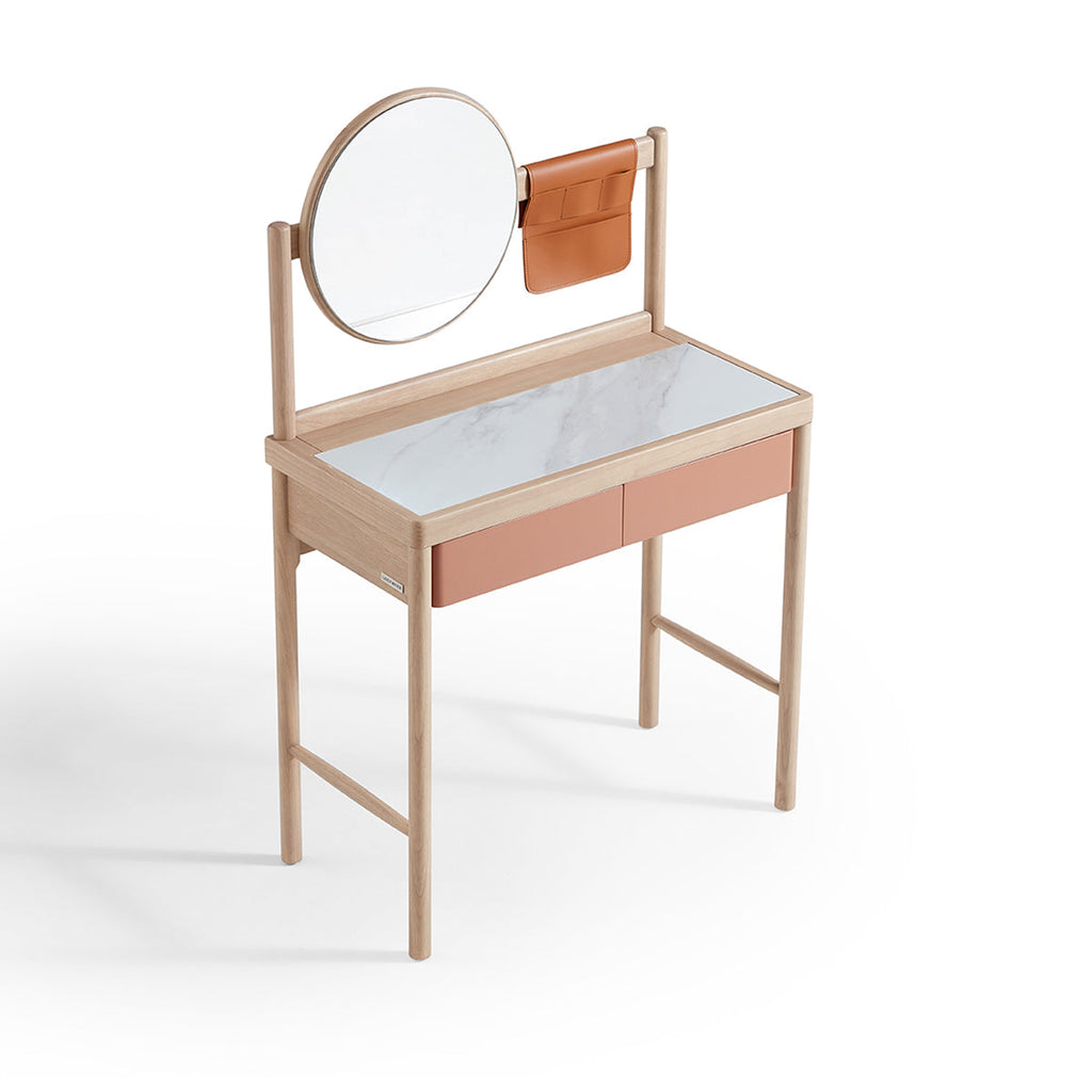 Tropical Sunrise Makeup Table with Stool Set
