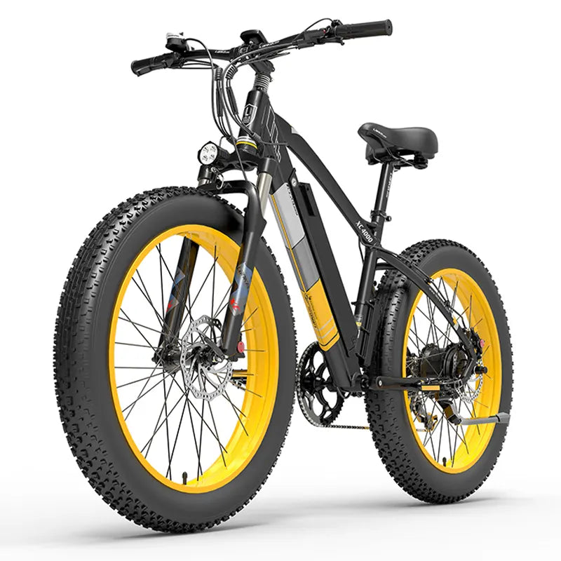 Vélo électrique tout-terrain XC4000 1000W à pneus larges 26 pouces VTT électrique 48V 17,5ah